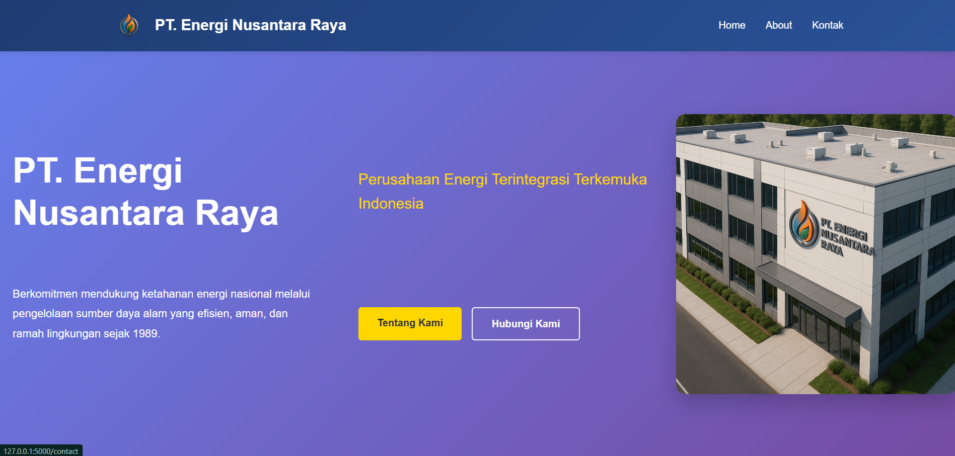 Company Profile Project